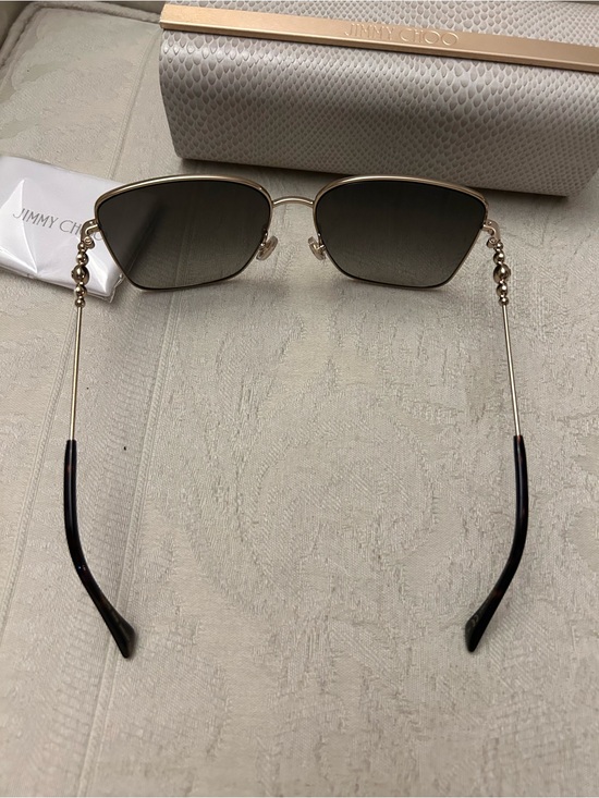 Jimmy Choo Grey Gradient Square Ladies Sunglasses new in box main image 8